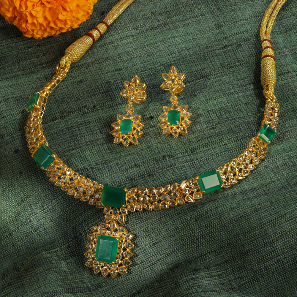 Buy Ethereal Necklace Set At Best Price Tanishq Uae