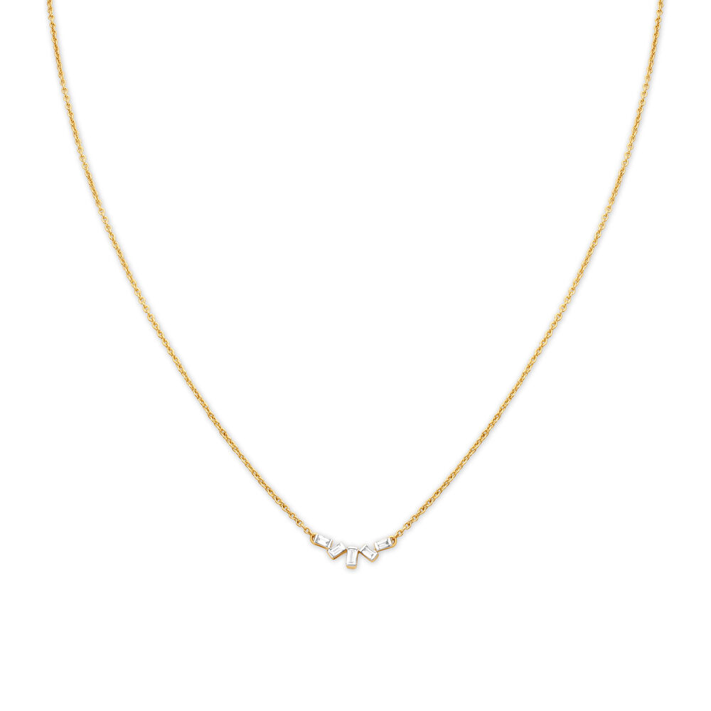 5 ct 5-Stone Lab Diamond Necklace - The Jewelry Exchange