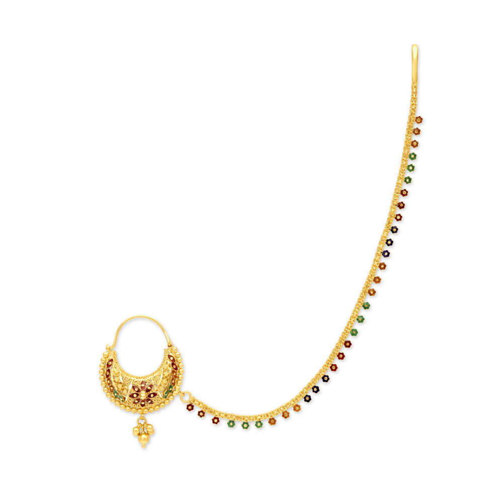 Nath sale jewellery gold