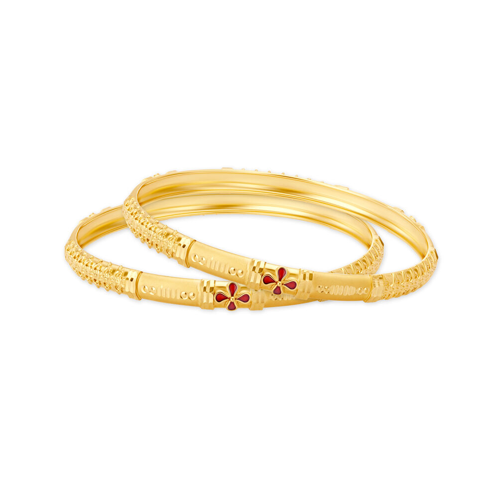 Gold bangles latest designs deals tanishq with price