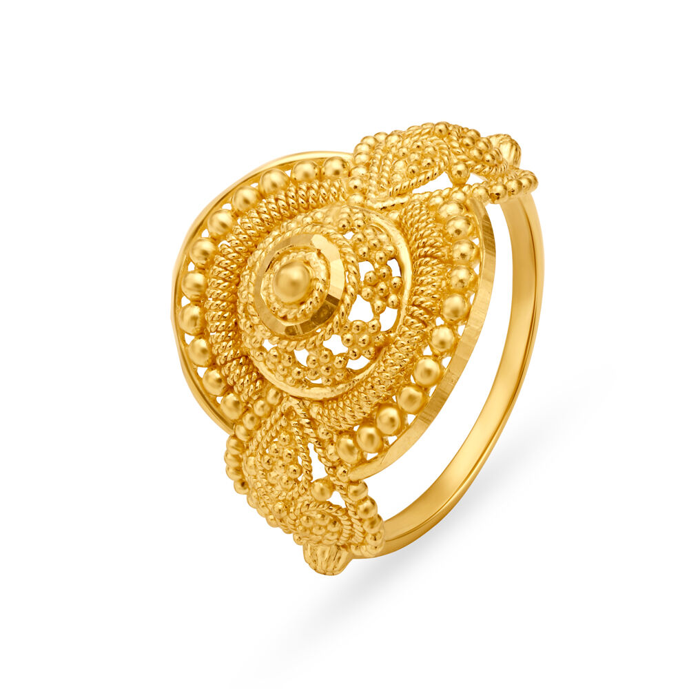 Bengali gold ring deals design