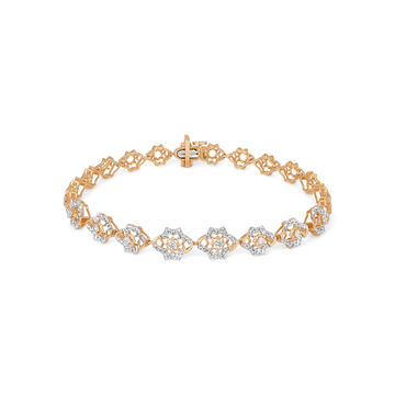 Elegant Eight-pointed Star Bracelet