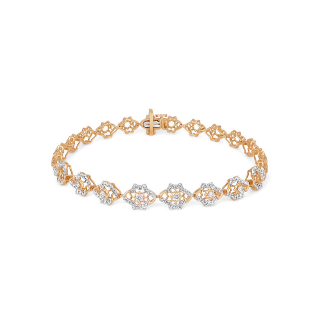 Elegant Eight-pointed Star Bracelet,,hi-res image number null