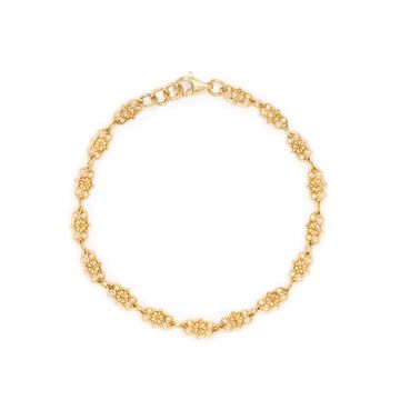 8-Pointed Star 18K Yellow gold Bracelet