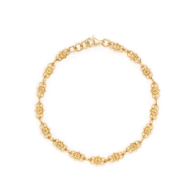 8-Pointed Star 18K Yellow gold Bracelet,,hi-res image number null