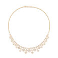 Floral Lattice Gold and Diamond Necklace,,hi-res image number null