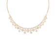 Floral Lattice Gold and Diamond Necklace,,hi-res image number null