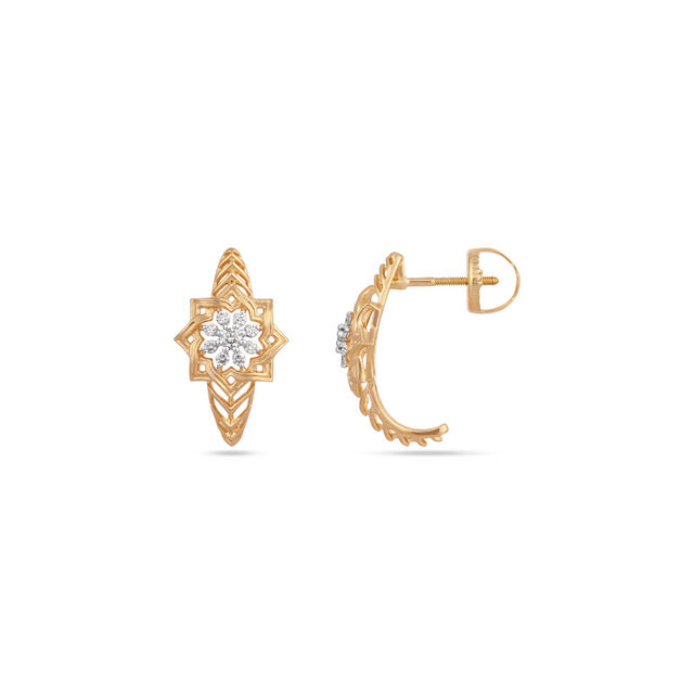 Arched Elegance Stud Earrings,,hi-res image number null