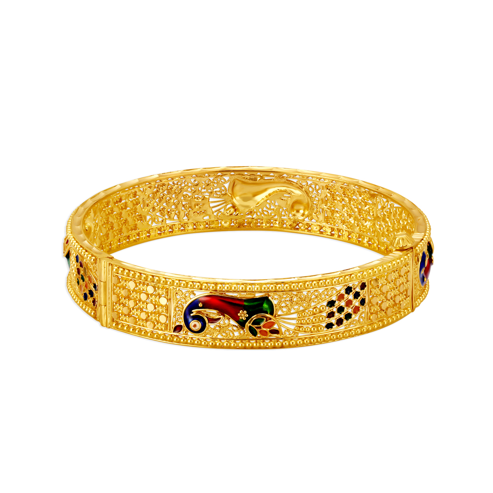 Buy Tanishq Gold Bangle At Best Price | Tanishq UAE