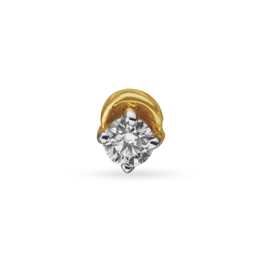 Buy Minimalistic Diamond Nose Pin at Best Price | Tanishq UAE