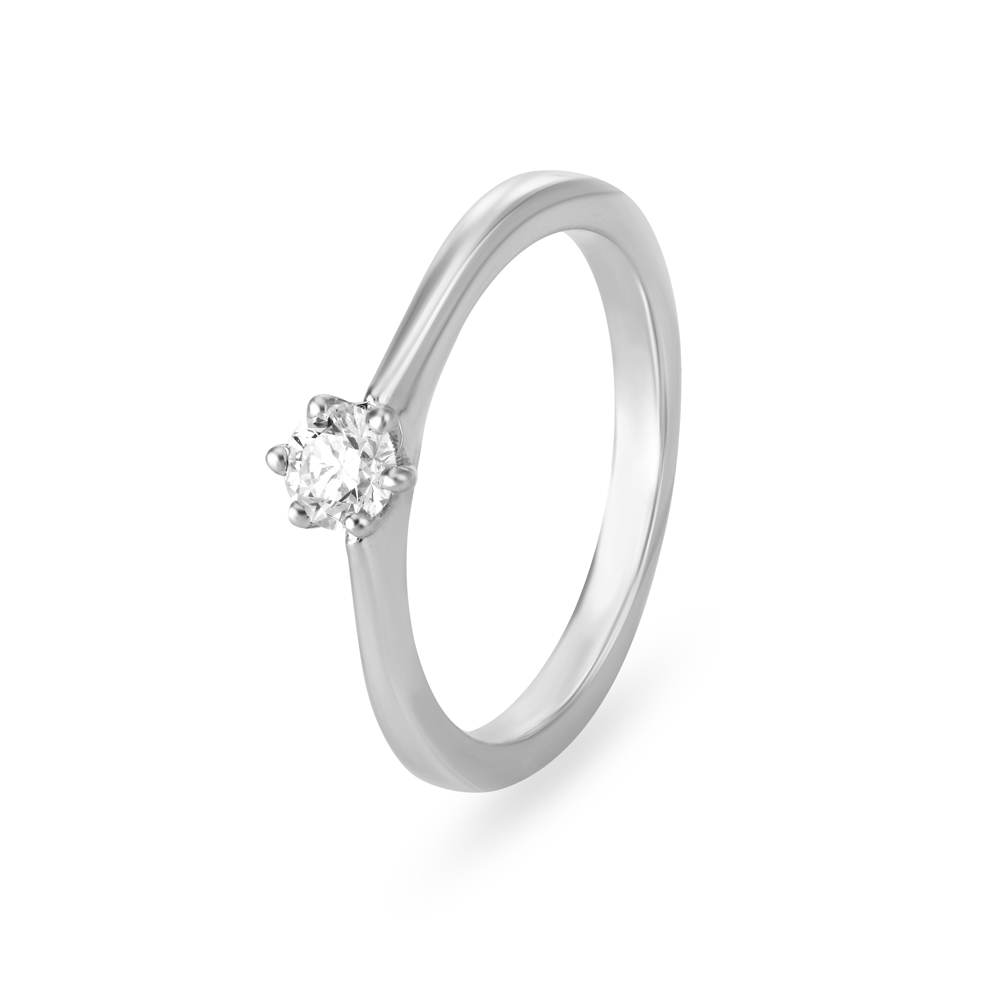 Asymmetrical Floral Diamond + 18k Gold Ring | 18k gold ring, Gold rings,  Rings