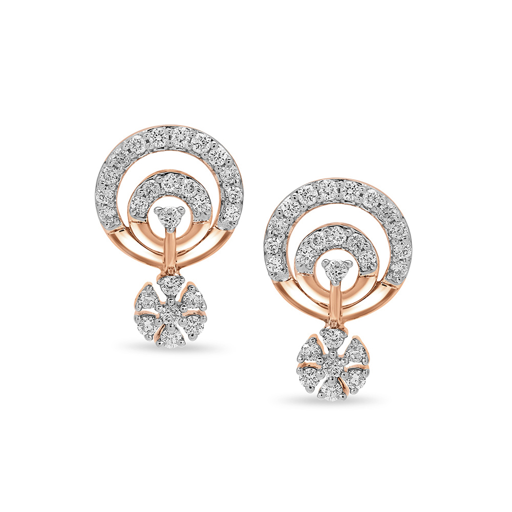 Seed Pearl Pendant & Earrings Set | For Women | 22 carat Gold | Light-