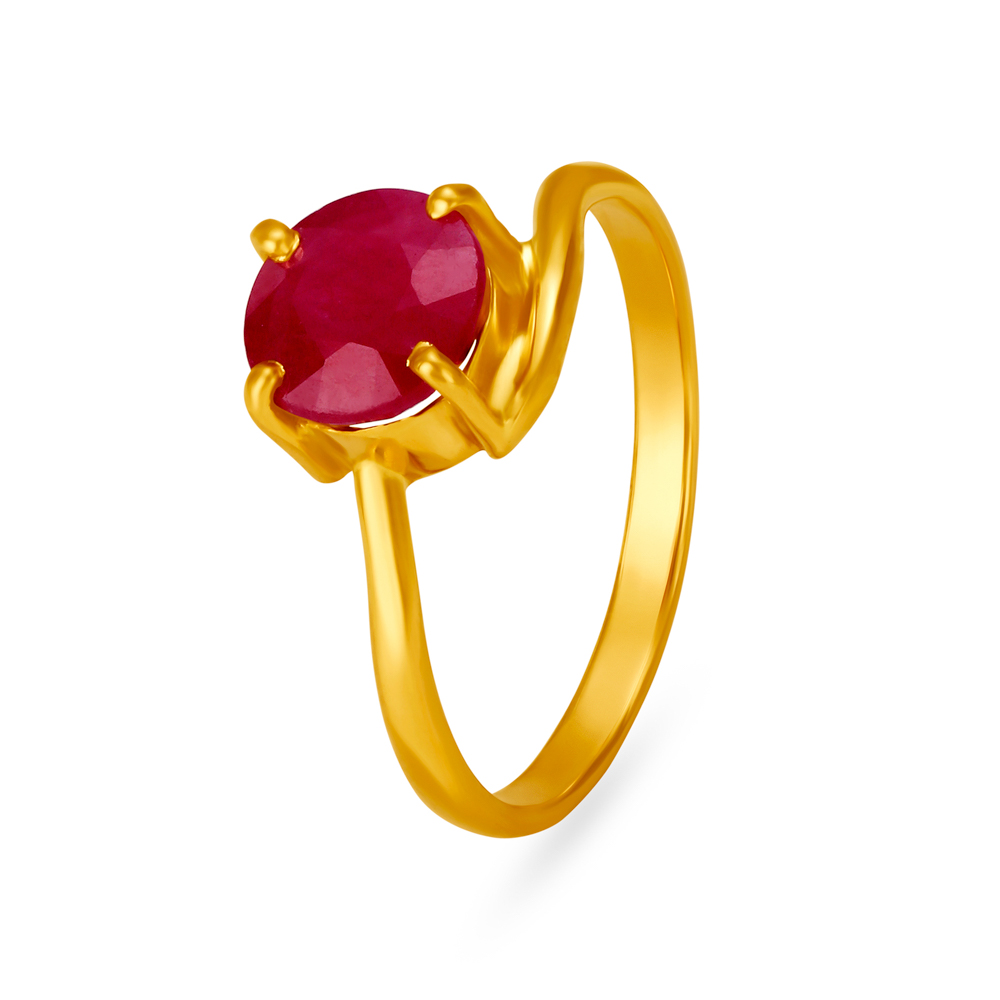 Buy Tanishq Kashish 22k Gold Ring for Women Online At Best Price @ Tata CLiQ