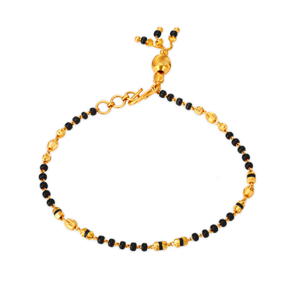 Mangalsutra bracelet outlet by tanishq