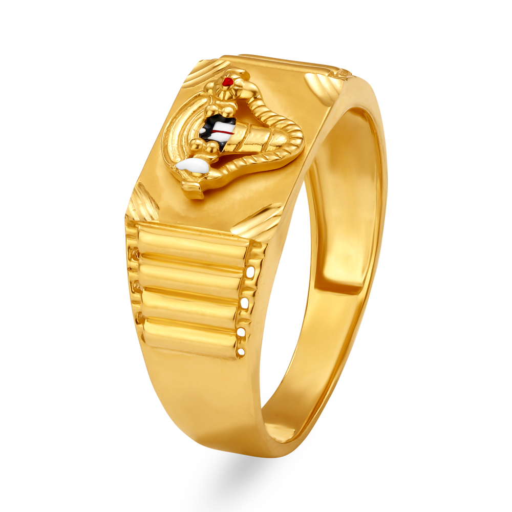 Sree Kumaran | 22K Gold Divine Tirupati Balaji Ring